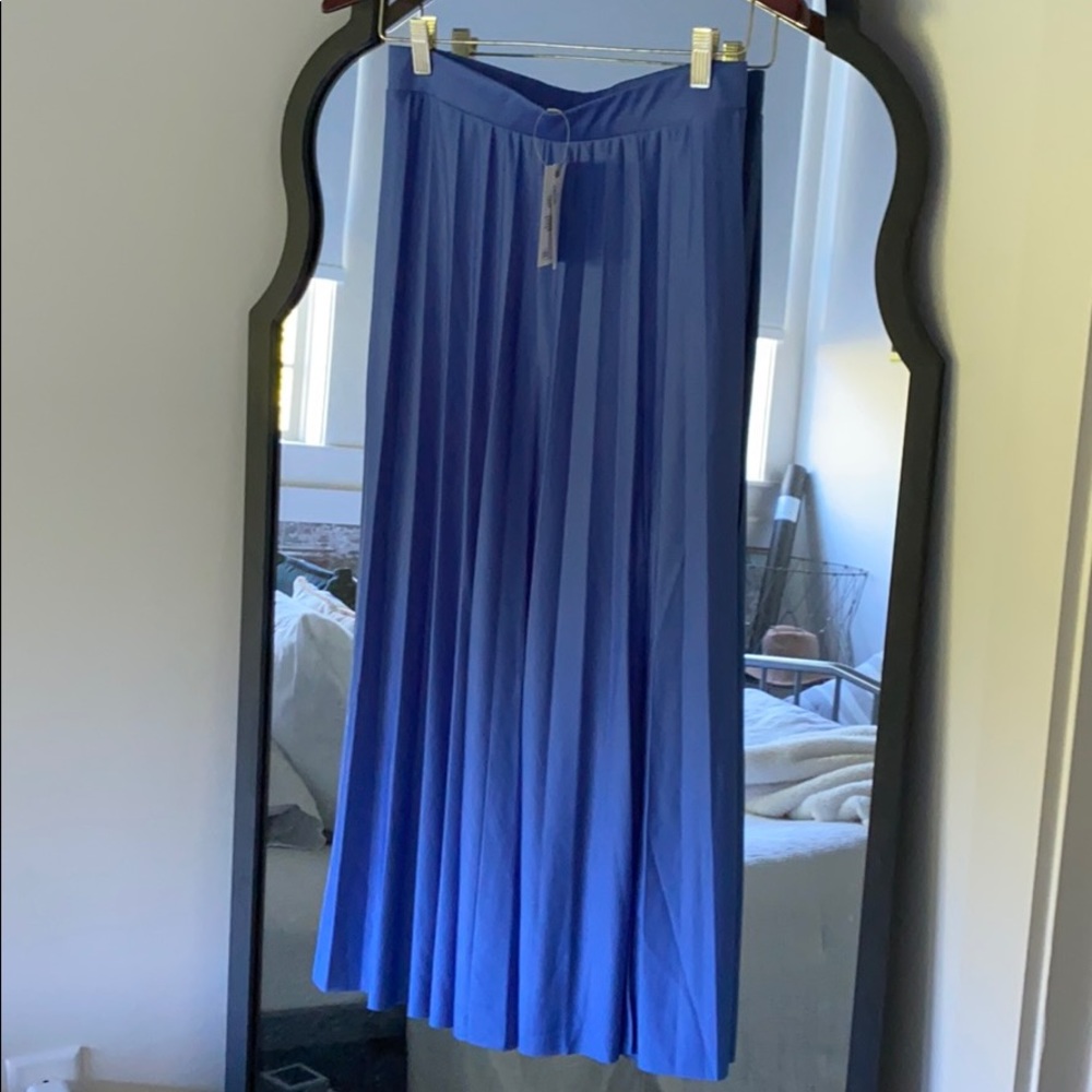 Purple ASOS Pleated Maxi Skirt.